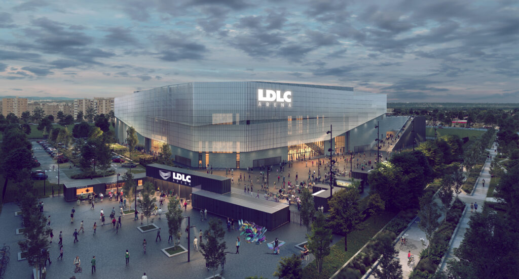 LDLC Arena architectural view